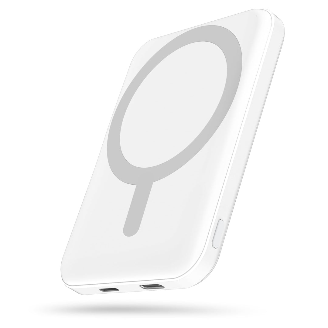Podoru for Magsafe Powerbank iPhone 5000mAh, Wireless Power Bank mit Typ-C Kabel, Magnetisch Powerba