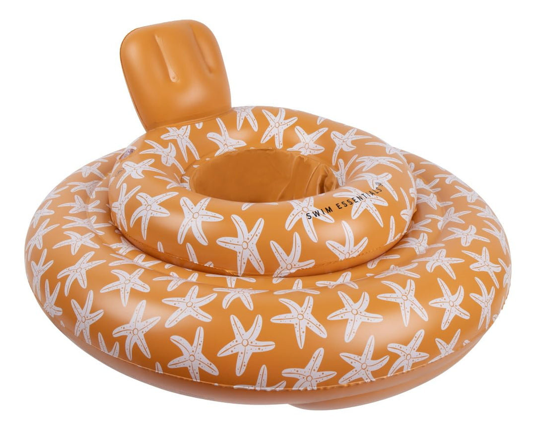 Babyschwimmer Float rosa Gold 0-1 Jahr Ø 69 cm Beige Seesterne, Ø 69 cm Beige Seesterne