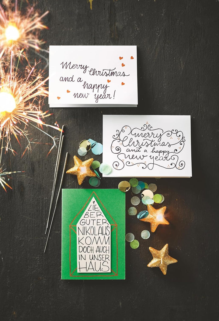 Adventskalender Zauberhafte Eulenpost: 24 Überraschungen für Papeterie-Lover: Box mit Magnetverschlu