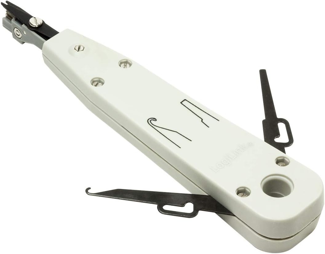 LogiLink WZ0012 5in1 Netzwerk Werkzeug Set für RJ11, RJ12, RJ45 inkl. Tasche