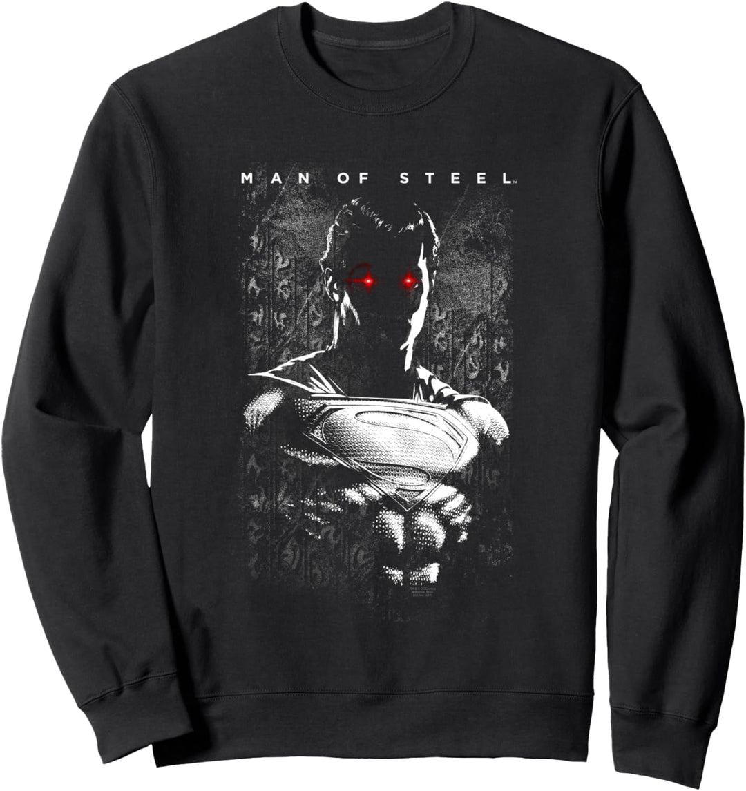 Superman Man of Steel Red Eyes Sweatshirt