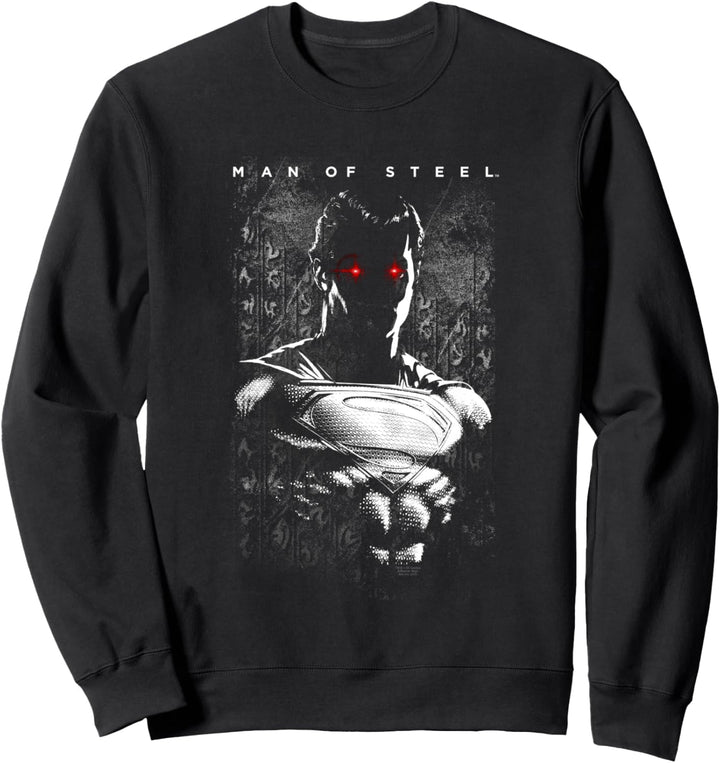 Superman Man of Steel Red Eyes Sweatshirt