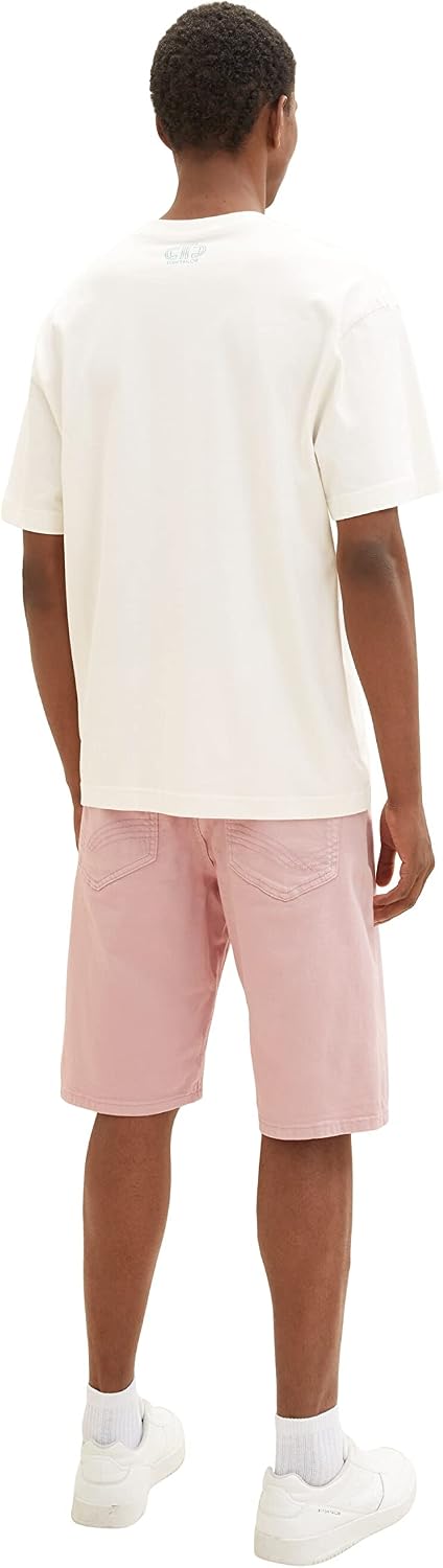 TOM TAILOR Herren Relaxed Fit Bermuda Shorts 34 11055 - Morning Pink, 34 11055 - Morning Pink