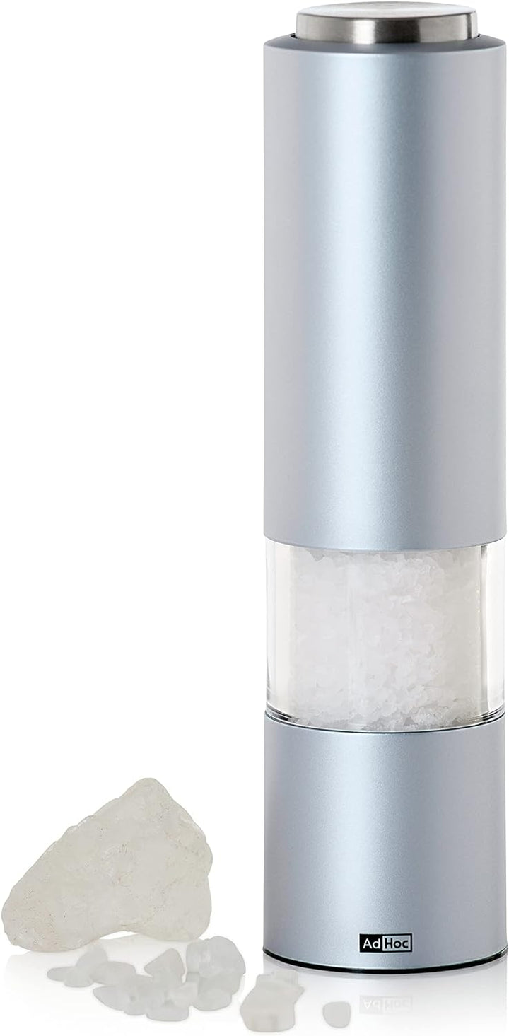 AdHoc EP95 Elektrische Pfeffer- | Salzmühle eMill.3, CeraCut® Keramik Mahlwerk, inkl. Batterien, lig