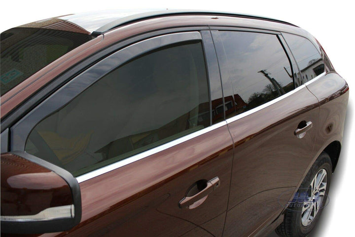 J&J AUTOMOTIVE | Windabweiser Passend Für XC60 1, 2008-2016, Heko Regenabweiser, Schwarz, Getönt, Se