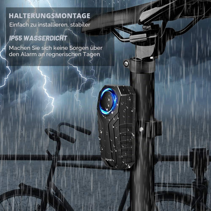 WSDCAM Fahrradalarm mit Halterung (Blue)