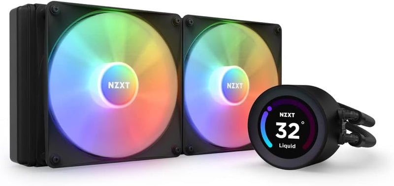 NZXT Kraken Elite 280 RGB - RL-KR28E-B1-280mm AIO CPU Wasserkühlung - 2,36" LCD Display 640x640-2x14