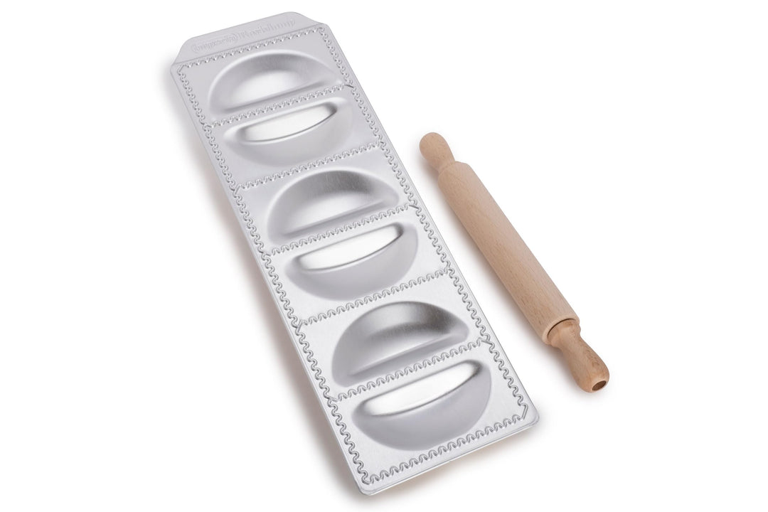 Imperia Raviolamp Classica Linie. Ravioliformen. 100% Made in Italy. Zubehör für Nudelmaschinen. Alu