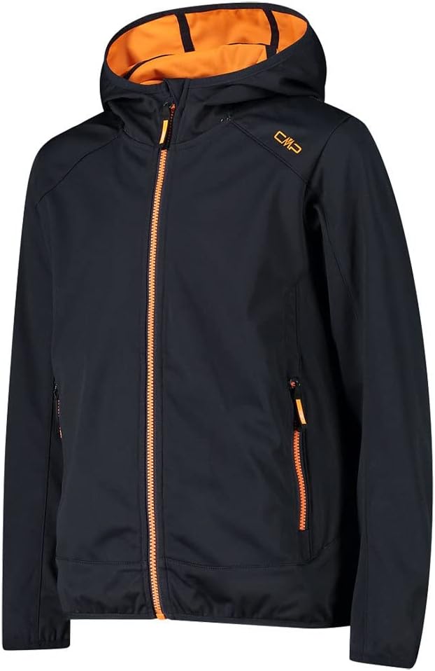 CMP - Leichte Softshelljacke für Kinder, Anthrazit-Flamme, 128