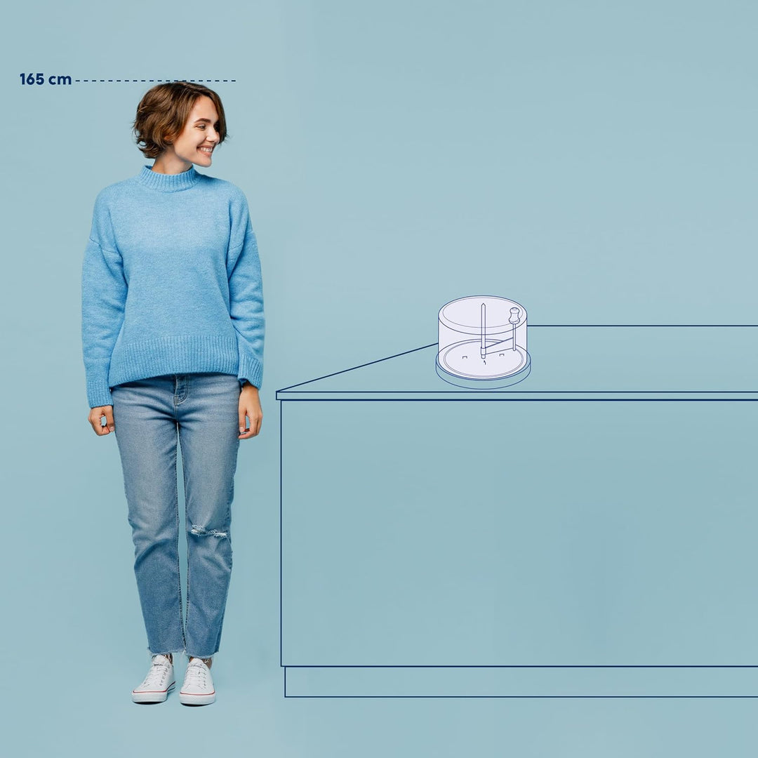 kela Käsehobel rund mit Haube 16 x Ø 22cm, Käseschaber, Girolle, Schokoladenhobel, PLANUM, Buchenhol