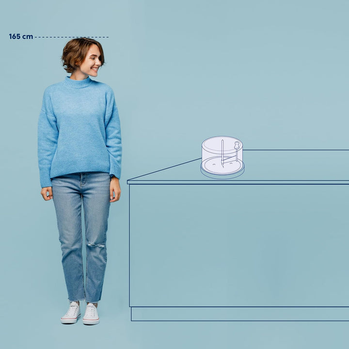 kela Käsehobel rund mit Haube 16 x Ø 22cm, Käseschaber, Girolle, Schokoladenhobel, PLANUM, Buchenhol