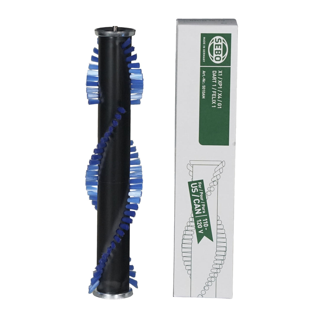 Sebo Rundbürste-ET-1-/FELIX 1-/X1-/X4-/G1 Bürstenwalze, blau, 31 cm Einzeln, Einzeln