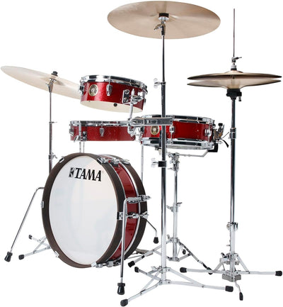 Tama LJK48P-BRM Club Jam Pancake Set Burnt Red Mist - Drum-Set