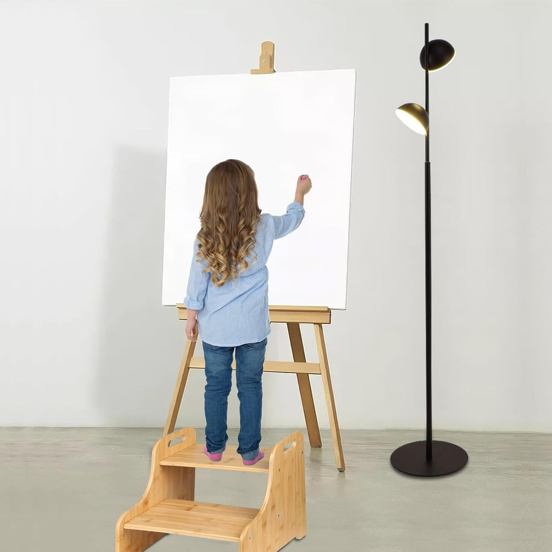 Hocker mit Füssen für Kinder, rutschfest und robust, geeignet für Badezimmer, Küche und Schlafzimmer