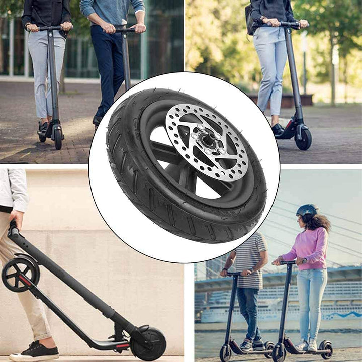 Ersatz für Scooter-Hinterrad, Zelluläres Hinterrad aus Gummi, Elektroroller-Hinterrad und Scheibenbr