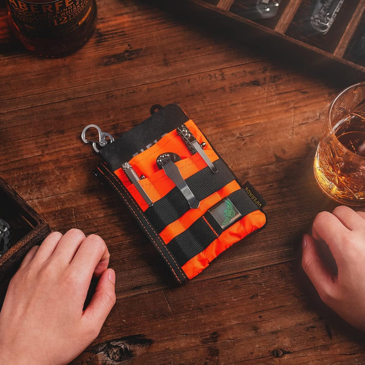 VIPERADE VE16 EDC Pouch Klein EDC Organizer Werkzeugtasche mit 7 Taschen,EDC Organizer Tasche für He