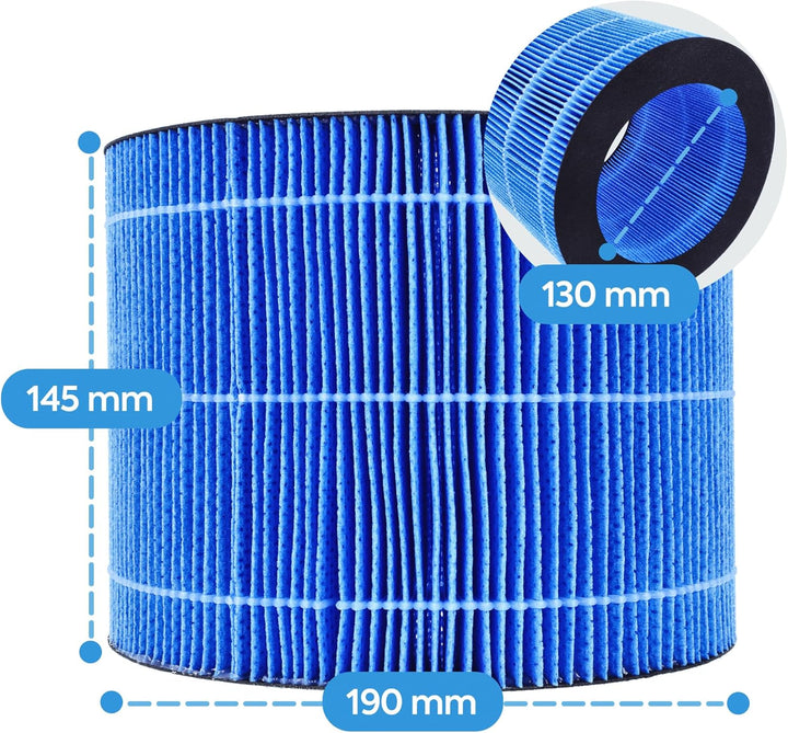 FILTERLUX® 3 PACK 1X HEPA FILTER 1XAKTIVKOHLEFILTE 1XLUFTBEFEUCHTER FILTER FÜR P.HILIPS AC2729 | Zub