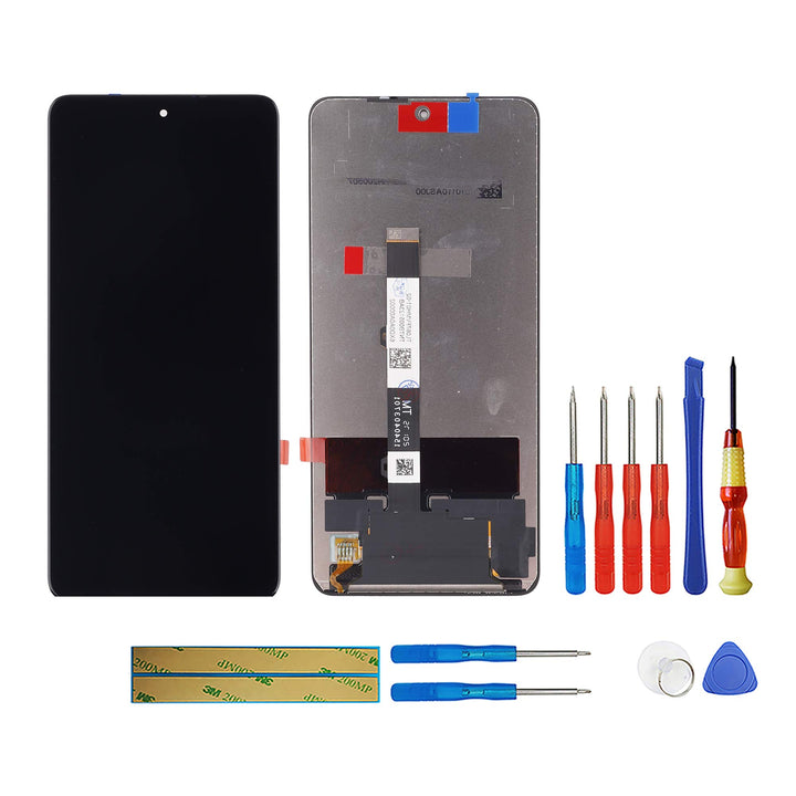 swark LCD Display Kompatibel mit Xiaomi Poco X3 / Mi 10T Lite (Schwarz ohne Rahmen) LCD Display Touc