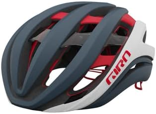 Giro Aether Spherical Rennrad Fahrrad Helm matt schwarz/weiss/rot 2022, S