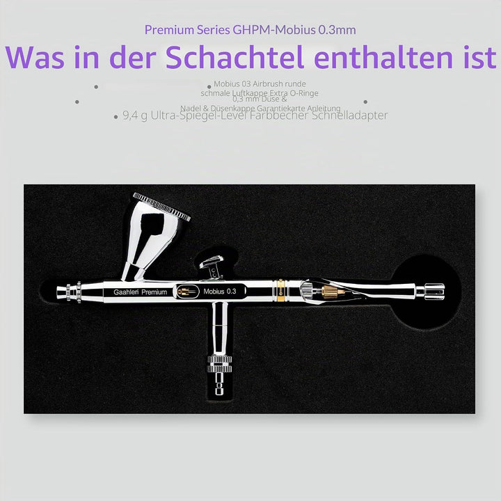 Gaahleri Airbrush Premium Serie GHPM-Mobius 0,3mm