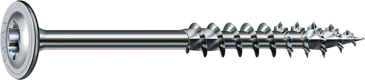 SPAX 251011004005 Holzbauschraube, 10,0 x 400 mm, 25 Stück, T-Star Plus, Tellerkopf, Teilgewinde, 4C