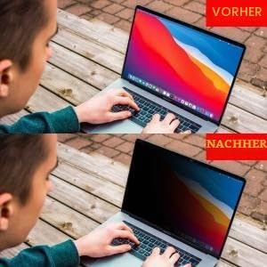 Magnetische Datenschutzfolie (14 Zoll), geeignet für Laptops mit abnehmbarem 16:9-Blendschutzfilter,