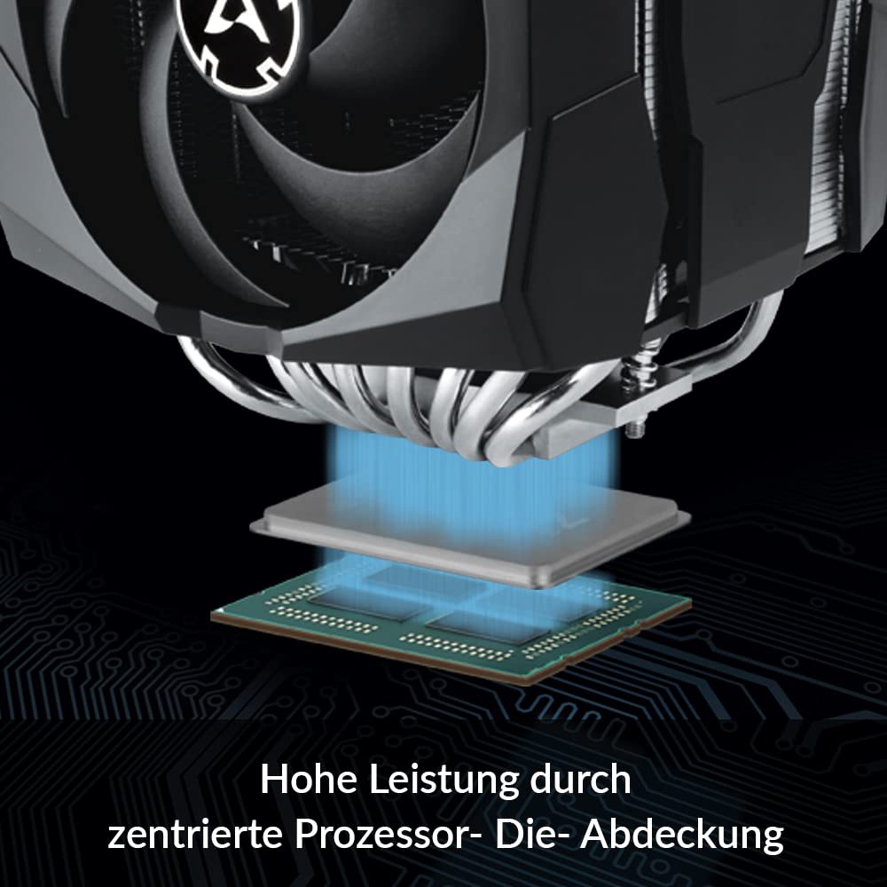 ARCTIC Freezer 50 TR - Dual Tower CPU Kühler für AMD Ryzen Threadripper SP3, sTR4 mit A-RGB, 120 mm/