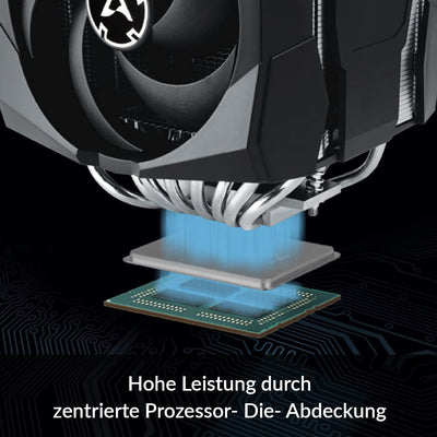 ARCTIC Freezer 50 TR - Dual Tower CPU Kühler für AMD Ryzen Threadripper SP3, sTR4 mit A-RGB, 120 mm/
