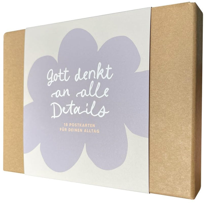 Gott denkt an alle Details: 18 Postkarten für deinen Alltag (Stennie Studio)