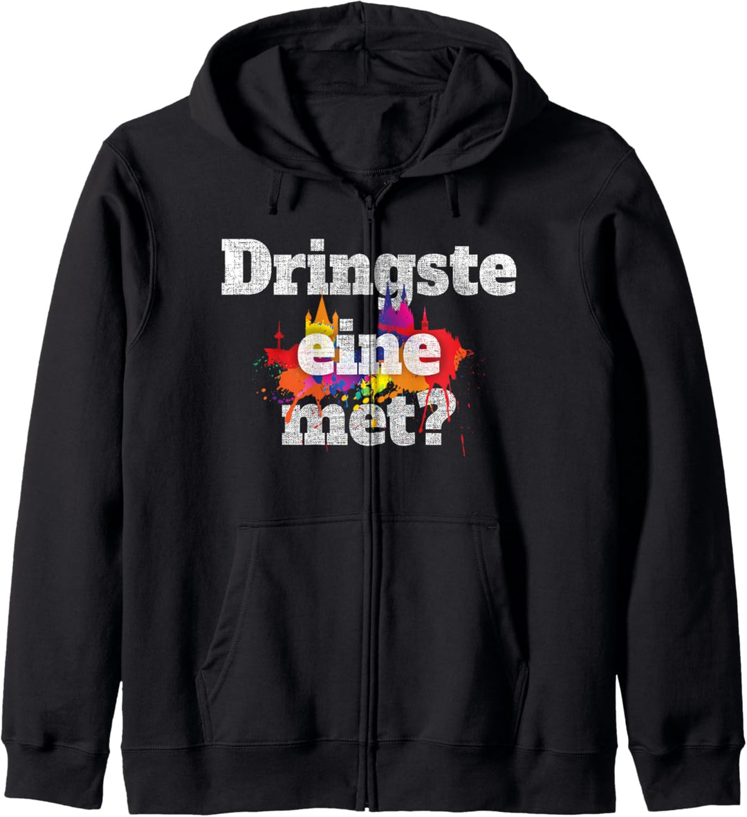 Drinkste Ene Met Kölner Grundgesetz Karneval Köln Kölsch Kapuzenjacke