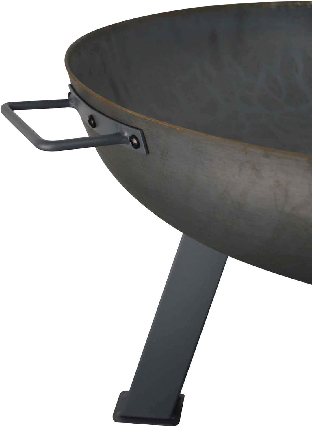 Feuerschale für den Garten - Gusseisen - mit Griffen - 870 mm Durchmesser