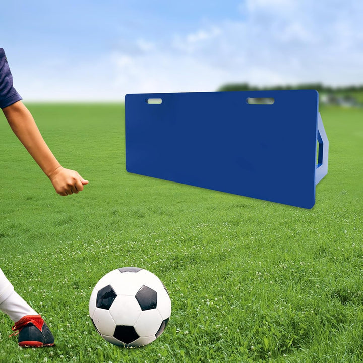 Fussball Rebound Board, 100x40x40cm Tragbares Prellwand Brett HDPE Rebounder Faltbare Kinder & Jugen