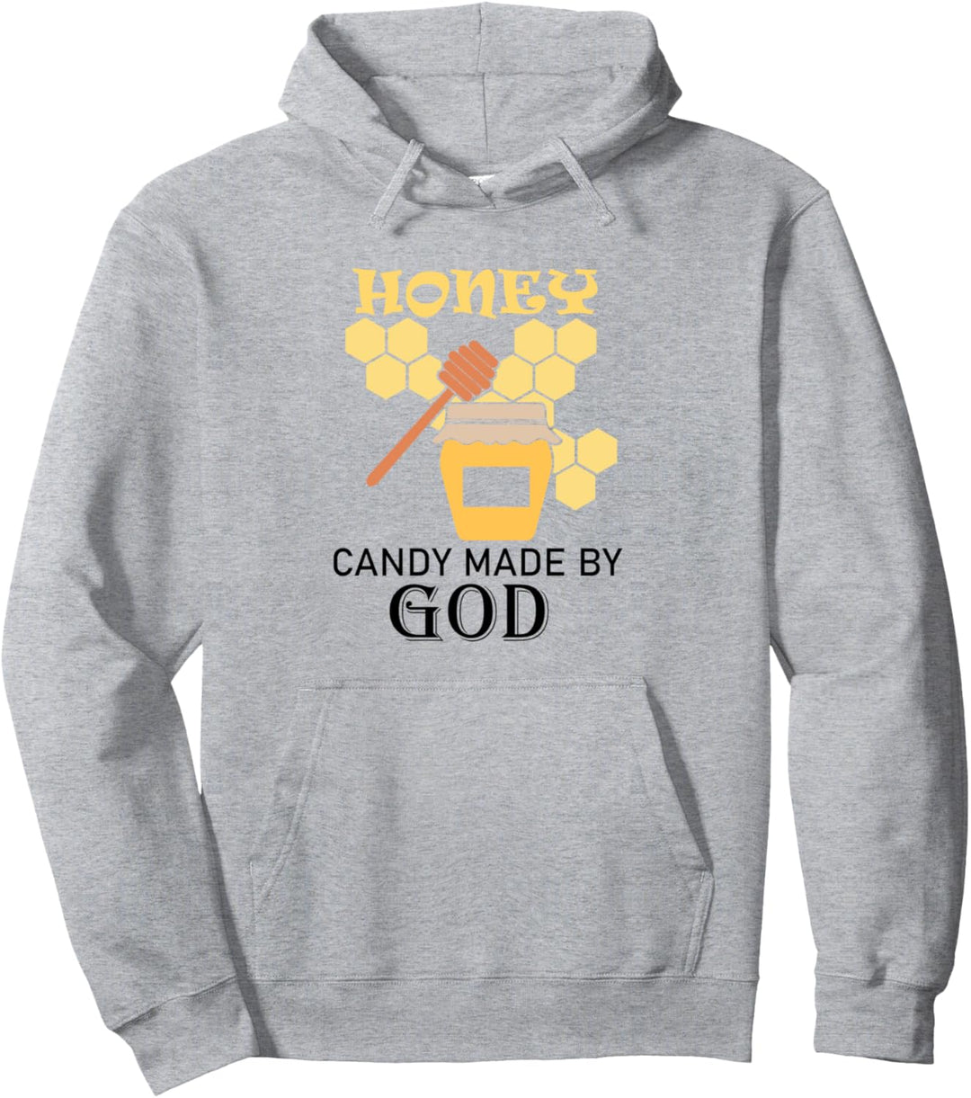 Honig Köstliche Natürliche Süssigkeiten Bienen Ironisches Pullover Hoodie