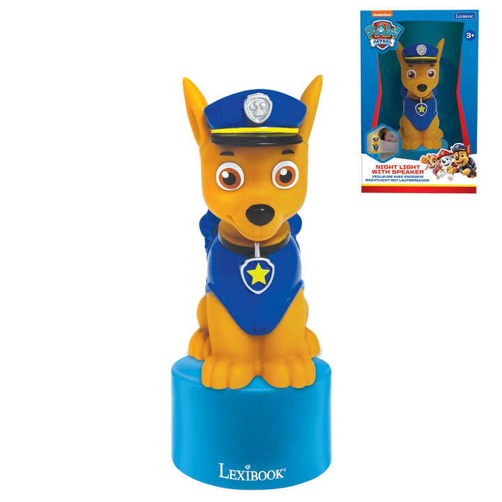 Lexibook, Paw Patrol, Chase Nachtlicht mit Lautsprecher, Weiches Licht, Batteriebetrieben, Blau, NS0