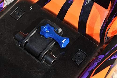Aluminium Body Shell Lock for 1:10 Traxxas HOSS 4X4 VXL/E-Revo 2.0 VXL/Rustler 4X4 VXL/MAXX - 3Pc Se