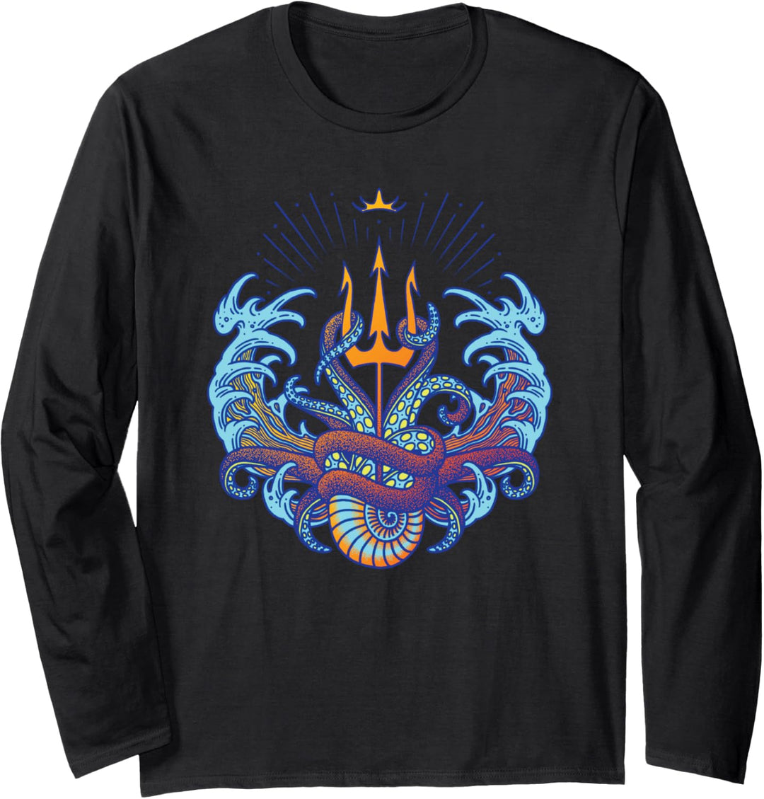 Disney Villains Ursula Triton Symbol Langarmshirt