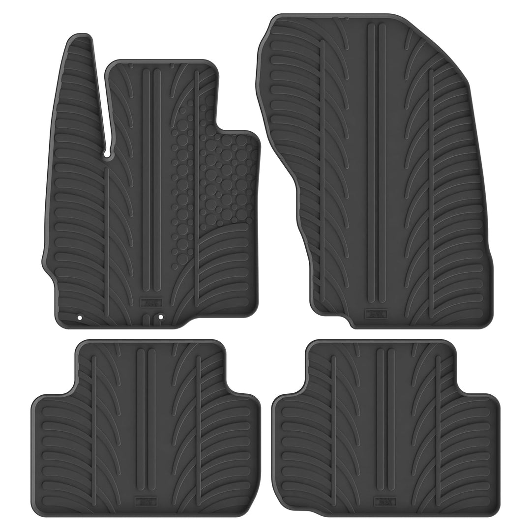 Gledring Satz Gummimatten kompatibel mit Mitsubishi Eclipse Cross 10/2017- (T Profil 4-teilig + Mont