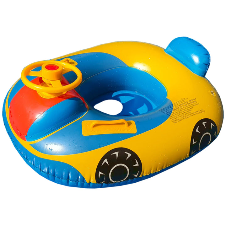Baby aufblasbarer Pool Float Schwimmen Schwimmboot mit Lenkradhorn für Kinder Kleinkind aufblasbare