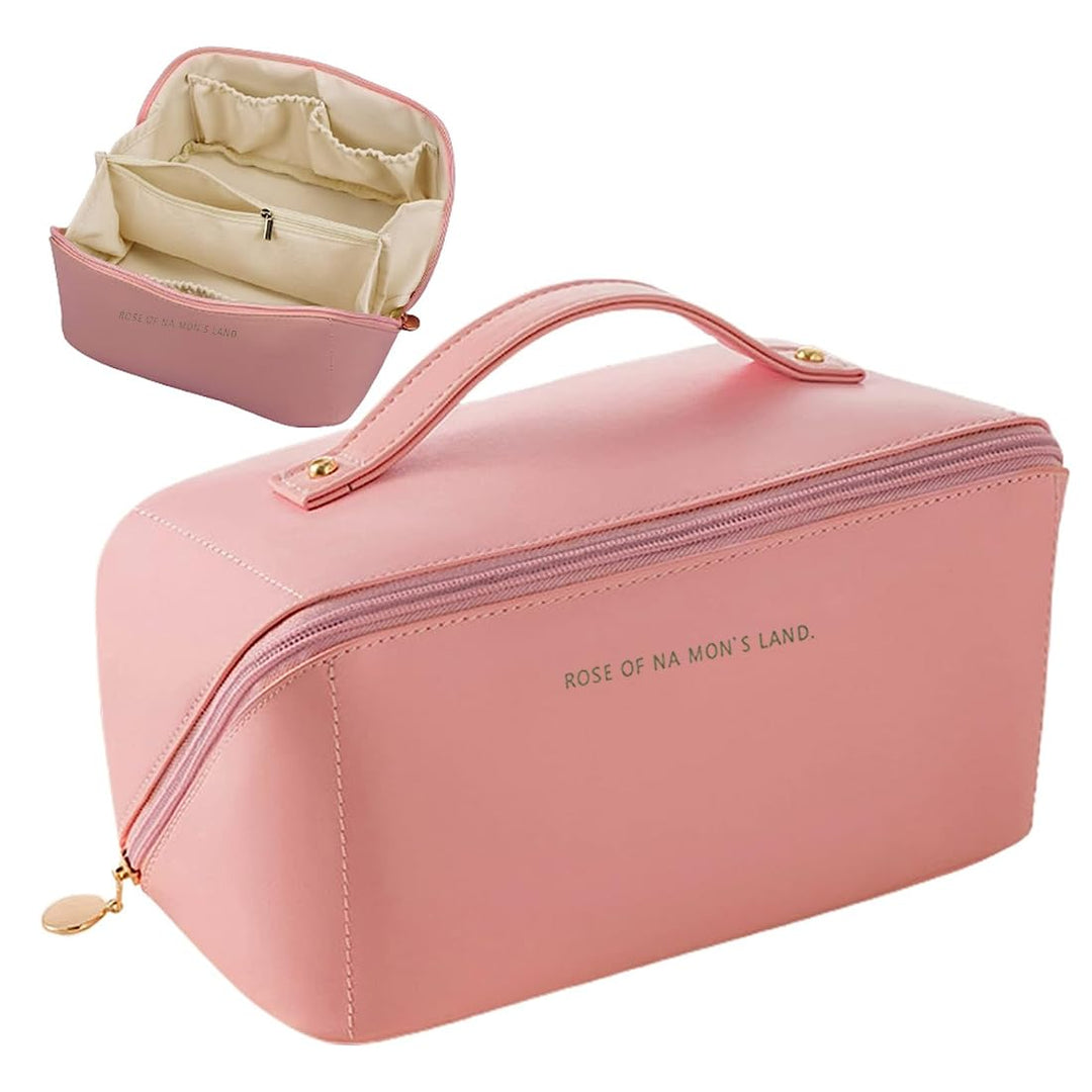 1PCS Make-Up Taschen,Gross Kapazität Kosmetiktasche Damen,Wasserdichter Tragbare Reise Make Up Tasch