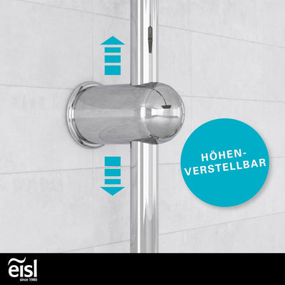 EISL EASY ENERGY Duschset, Duschsäule 2 in 1 mit grosser Regendusche (176 x 176 mm) und Handbrause,