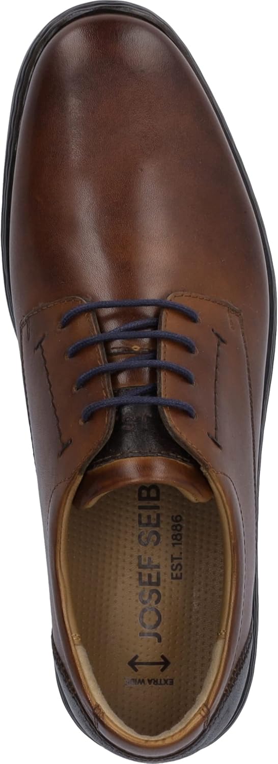 Josef Seibel Herren Alastair 01 Flacher Slipper, Cognac Kombi
