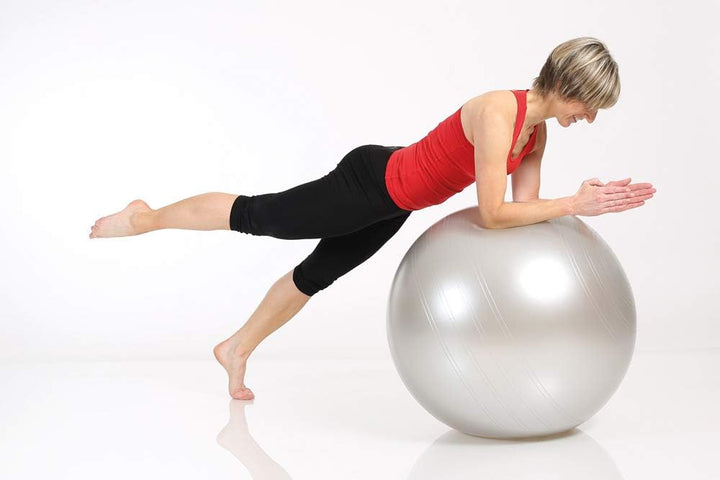 Togu Gymnastikball Powerball ABS mit DVD (Berstsicher) blau, blau