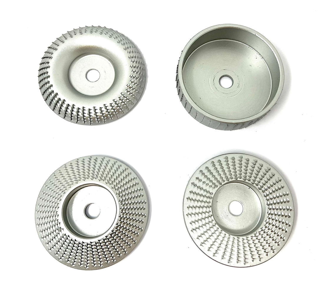 Wellerwerkzeuge I Raspelscheiben 4er SET 76x10mm für Mini akku Winkelschleifer wie Bosch GWS 12 10,8