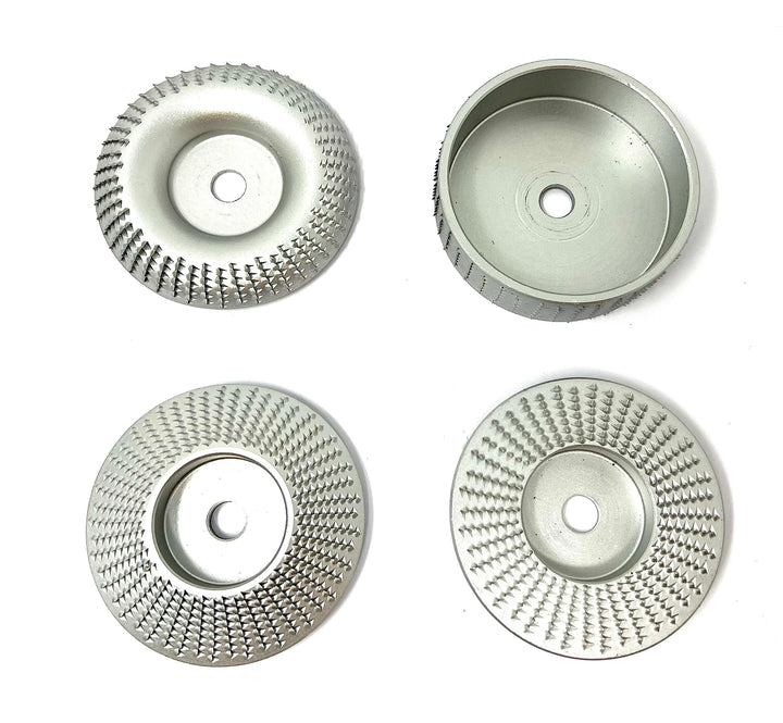 Wellerwerkzeuge I Raspelscheiben 4er SET 76x10mm für Mini akku Winkelschleifer wie Bosch GWS 12 10,8