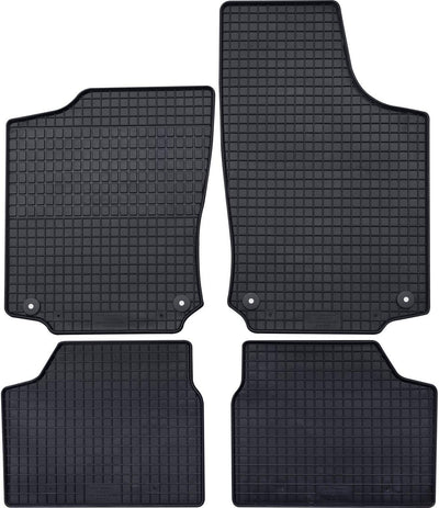 PETEX Gummimatten passend für Corsa C ab 2000-09/2006 Fussmatten schwarz 4-teilig