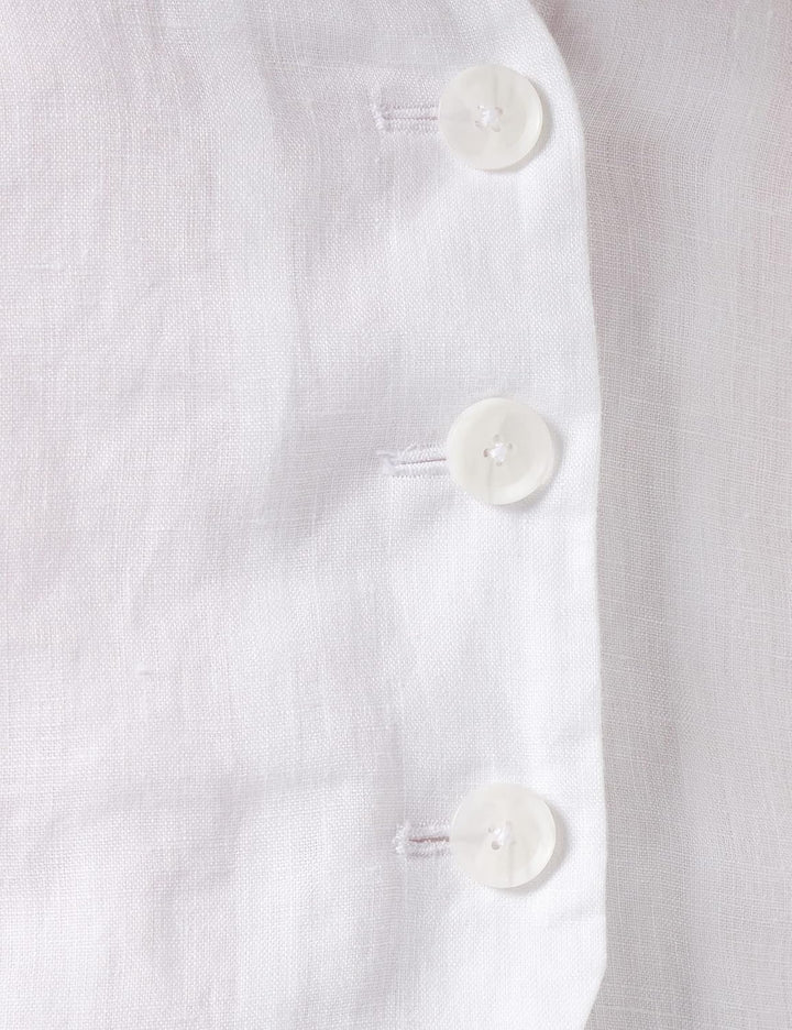 s.Oliver Damen Weste, Weiss 0100