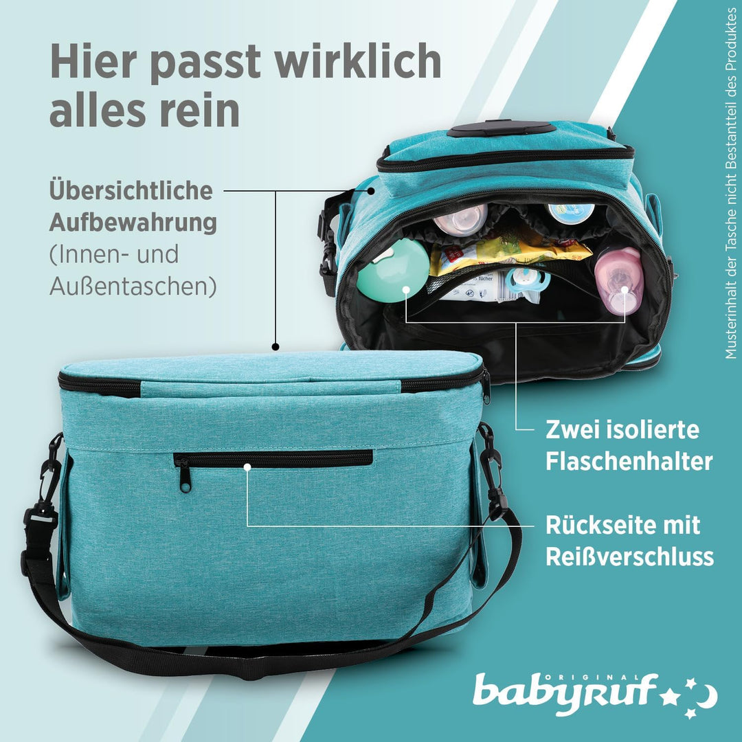 Kinderwagen Organizer BO 300 | Kinderwagen Zubehör | Wickeltasche | Babytasche | Windeltasche | Isol
