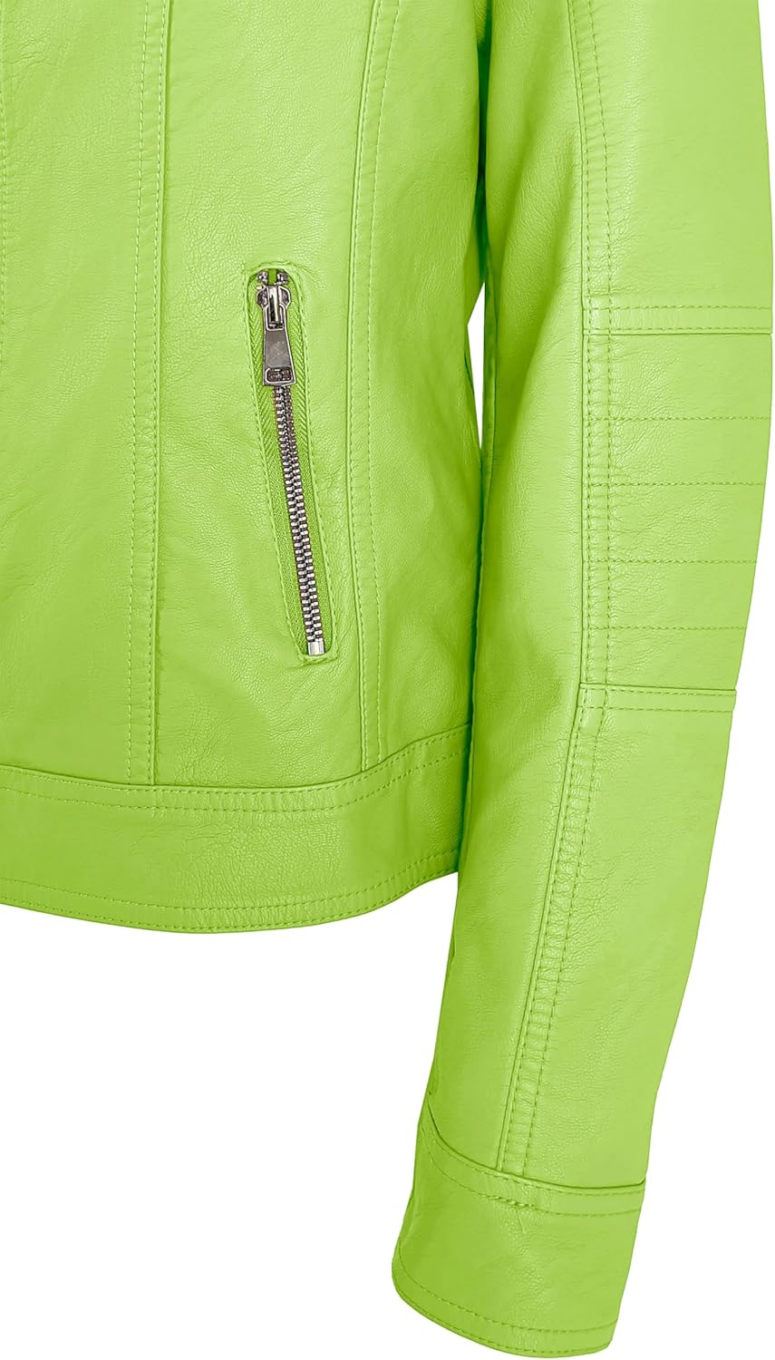 JOPHY & CO. Kurze Damenjacke aus Kunstleder (cod. 8820) oder aus echtem Leder (cod. 8820/A) mit Tasc