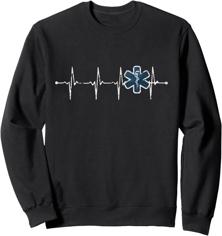 Sanitäter Medic EMT Krankenwagen Herzschlag Sweatshirt