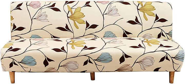 CHNSHOME Sofabezug ohne armlehnen Stretch Armlose sofaüberwurf Sofahusse Ohne Armlehne 3 sitzer Sofa